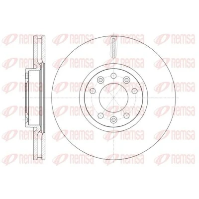 Bilde av REMSA 61472.10 Bremseskiver framaksel 303,8, 303,8 28 5 ventilert PEUGEOT: 308 SW 2, 508 I SW, II Hatchback, CITROËN: C5 III Stasjonsvogn