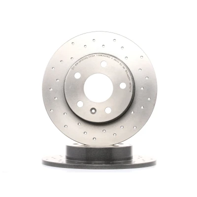 Bilde av BREMBO XTRA LINE 08.7627.1X Bremseskiver 264 10 5 fullt ut, hullet belagt med skruer OPEL: Astra H Caravan, Combo C Varebil / Stasjonsvogn, Zafira B