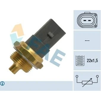 Bilde av Sensor, kjølemiddeltemperatur, Foran kjøleren, audi,seat,skoda,vw, 6R0 919 501