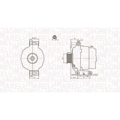 Bilde av Dynamo, ford transit buss, flak/chassi, skåp, 2C1T10300AA, 2C1T10300AB
