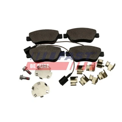 Bilde av FAST FT29564 Bremseklosser framaksel med bremsecaliperskruer FIAT: BRAVO 2, Stilo Hatchback, Panda II ALFA ROMEO: MiTo