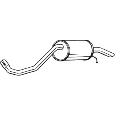 Bilde av sluttlyddemper, vw fox halvkombi, 5Z6253609D