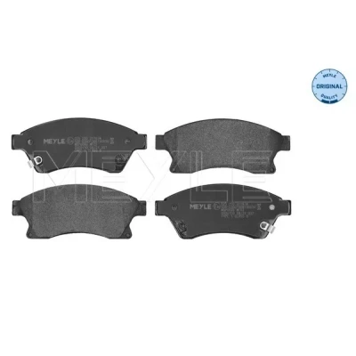 Bilde av MEYLE 025 250 3118/W Bremseklosser ORIGINAL Quality framaksel med akustisk slitasjevarsel antihyle blikk OPEL: Astra J Sports Tourer