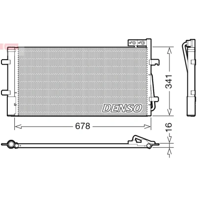 Bilde av Kondensator, klimaanlegg, audi q3, 8U0260401B, 8U0260401C