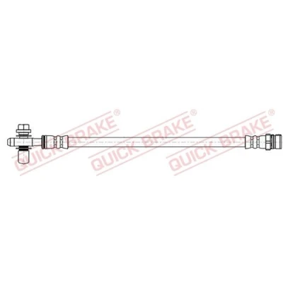 Bilde av Bremseslange, Ytre, Høyre bakaksel, Venstre audi,seat,vw, 5N0611775, 5N0611775A, 5N0611775B