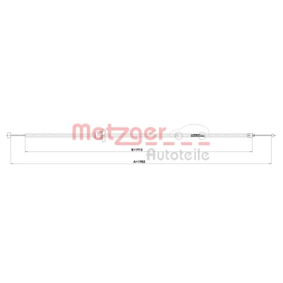 Bilde av METZGER 3160038 Panserkabel