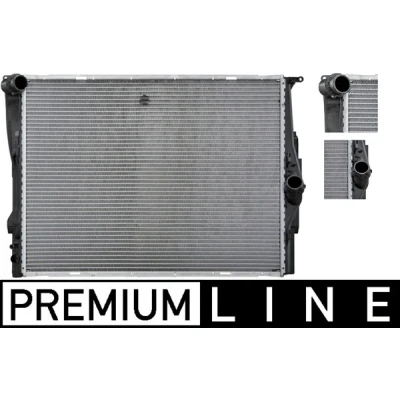 Bilde av MAHLE ORIGINAL CR 1087 000P Radiator 600 460 32 Kjøleribber loddet BMW: 3 Touring, 1 Hatchback, Coupé