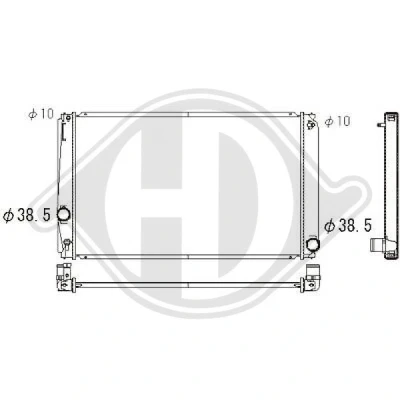 Bilde av DIEDERICHS DCM3292 Radiator 673 415 16 Climate
