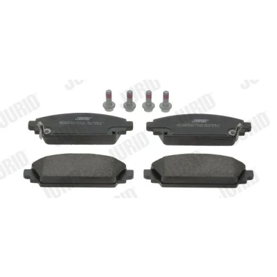 Bilde av JURID 572464J Bremseklosser med akustisk slitasjevarsel bremsecaliperskruer tilbehør HONDA: CIVIC 7 Hatchback, Accord 6 Limousine,