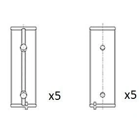 Bilde av FAI AutoParts BM1042 STD Veivaksellager