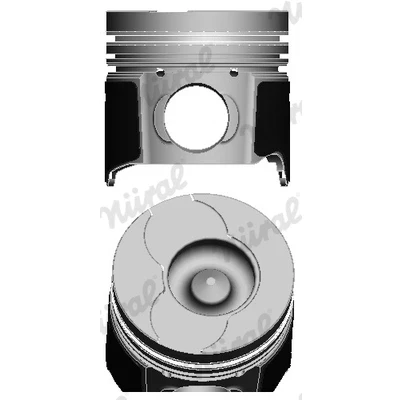 Bilde av NÜRAL 87 101507 00 Motorstempel 80,5 med kolberingbærer, for trapesstempelstang OPEL: Vivaro A Combi