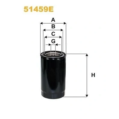 Bilde av WIX FILTERS 51459E Oljefilter 3/4 16 UNF Påskruingsfilter VOLKSWAGEN: LT 28 35 I Flatvogn lastebil / Chassis