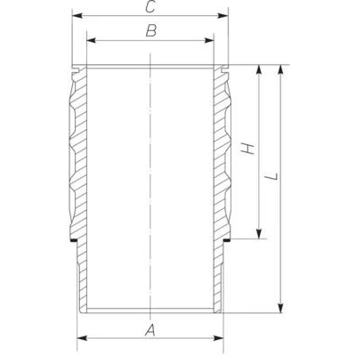 Bilde av Sylinderhylse MAHLE ORIGINAL 061 WN 17 01