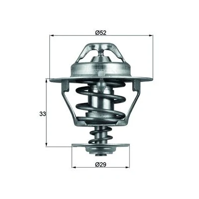 Bilde av MAHLE ORIGINAL TX 77 88D Termostat 88 52 med tetning TOYOTA: Hiace 4 Bus, Land Cruiser Prado 70 SUV, 4Runner, JAGUAR: X Type Sedan