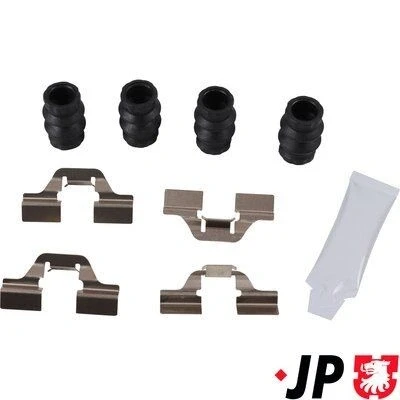 Bilde av JP GROUP 4364004110 Tibehørsett, skivebremse belegg RENAULT: GRAND SCENIC 2, MEGANE 2 Kombi, TOYOTA: Avensis I Stasjonsvogn