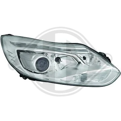 Bilde av DIEDERICHS Frontlykter høyre H1, D3S/H7 xenon krom 1418984 FORD: FOCUS 3 Turnier,