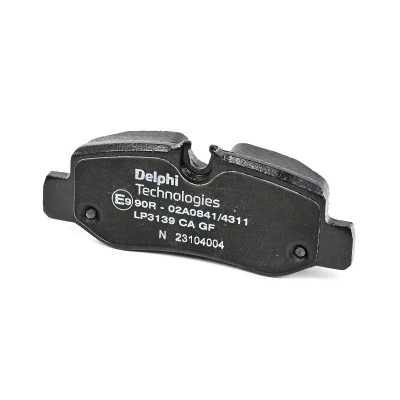 Bilde av DELPHI LP3139 Bremseklosser klargjort for slitasjeindikator med antihyle blikk uten tilbehør MERCEDES BENZ: Vito Tourer, Van, V Klasse