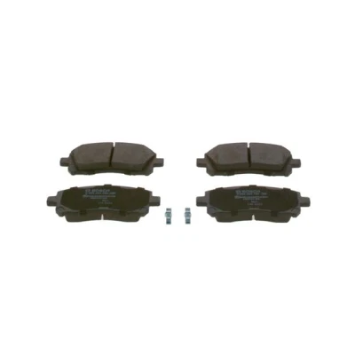 Bilde av BOSCH 0 986 424 700 Bremseklosser Low Metallic med akustisk slitasjevarsel antihyle blikk SUBARU: Forester I, Impreza II Sedan