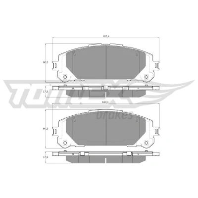 Bilde av TOMEX brakes TX 52 60 ABS sensor framaksel aktiv 790mm RENAULT: MASTER 3