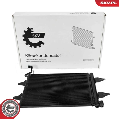 Bilde av ESEN SKV 86SKV004 Kondensator med tørker Aluminium 515mm SKODA: Fabia 2