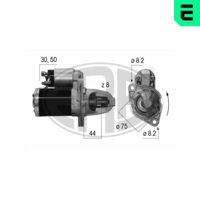 Bilde av ERA 220519A Starter 12 0,9 8 MITSUBISHI: COLT 6