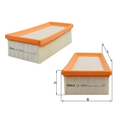 Bilde av MAHLE ORIGINAL LX 1919/1 Luftfilter 62,3 120 198 Filterinnsats