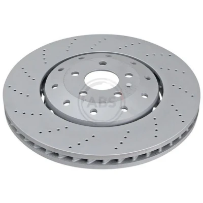 Bilde av A.B.S. bremseskive AUDI: A6 C7 Avant, A7 Sportback 390mm 36mm 5 hull 112mm ventilert, todelt belagt 18614 4G0615301AH,4G0615301E