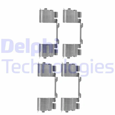 Bilde av DELPHI LX0479 Tibehørsett, skivebremse belegg FIAT: Ducato III Flatvogn lastebil / Chassis, Minibuss, Van