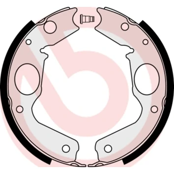 Bilde av BREMBO S 54 518 Handbromsbackar MITSUBISHI: Pajero 3, Sport 1 SUV