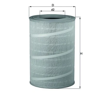 Bilde av MAHLE ORIGINAL LX 714 Luftfilter 447,0 303,0 Filterinnsats SCANIA: 4 series