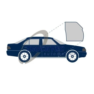 Bilde av TRUCKTEC AUTOMOTIVE 02.53.038 Gummilist dør MERCEDES BENZ: W124 Sedan