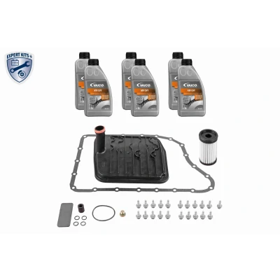 Bilde av VAICO V25 0920 Delesett, oljeskift automatisk girkasse med tilbehør, tetning oljemengde for standard FORD: Focus 2 Kombi