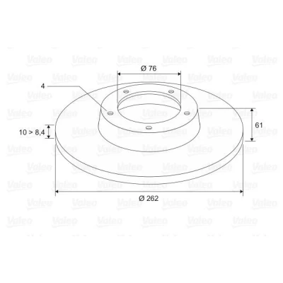 Bilde av Bremseskive, Bakaksel, hyundai matrix, sonata iii, iv, kia magentis, 5841138300, 58411 38300, 5841138310, 38310
