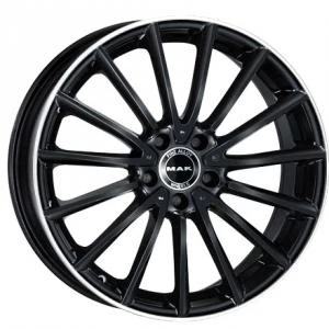 Bilde av MAK Komet Black Polished 7.5x17 5/112 ET45 B66.6