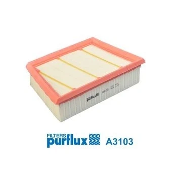 Bilde av PURFLUX A3103 Luftfilter 59mm 164mm Filterinnsats PORSCHE: 911 Coupé