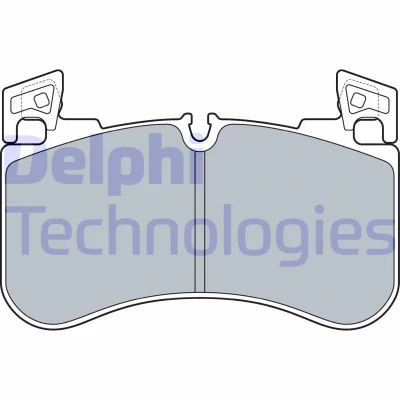 Bilde av DELPHI LP3540 Bremseklosser klargjort for slitasjeindikator med antihyle blikk uten tilbehør LAND ROVER: Range Rover Sport, 4