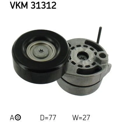 Bilde av SKF VKM 31312 Strammerull AUDI: A6 C6 Sedan, A5 B8 Coupé, A4 B7 Avant