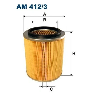 Bilde av Luftfilter, kia k2500 flak/chassi, k2700, 0 K60A 23 603, 0K60A 603A
