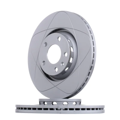 Bilde av ATE PowerDisc 24.0325 0137.1 Bremseskiver 312,0 25,0 5 112,0 ventilert belagt høy karbon med skruer AUDI: A4 B7 Avant, A6 C5 Sedan