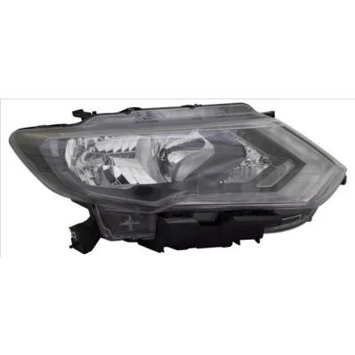 Bilde av TYC 20 16129 06 2 Frontlykter høyre H11, H9, LED med kjørelys for høyrekjøring LED, elektromotor, pæreholder