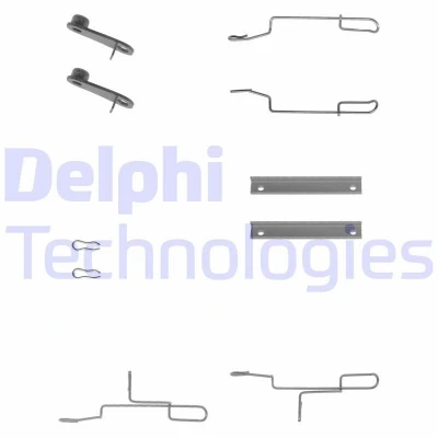 Bilde av DELPHI LX0168 Tibehørsett, skivebremse belegg PEUGEOT: 306 Hatchback