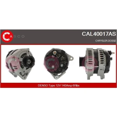 Bilde av CASCO CAL20156AS Dynamo 12V 100A OPEL: Combo C Varebil / Stasjonsvogn