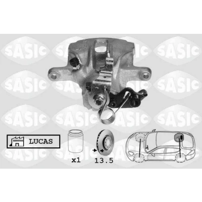 Bilde av SASIC 6506079 Bremsecaliper høyre bakaksel VOLKSWAGEN: Transporter 4 Bus, Sharan I, 4, SEAT: Alhambra I