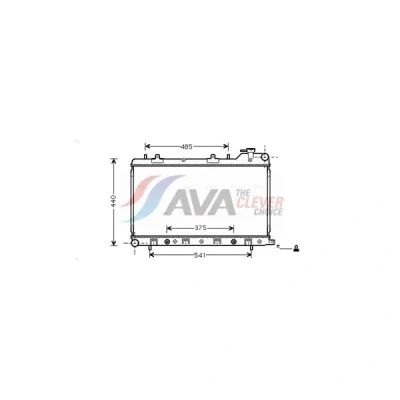 Bilde av Radiator, motorkjøling subaru forester OE 45111SA020, 45111SA021, 45111 SA030
