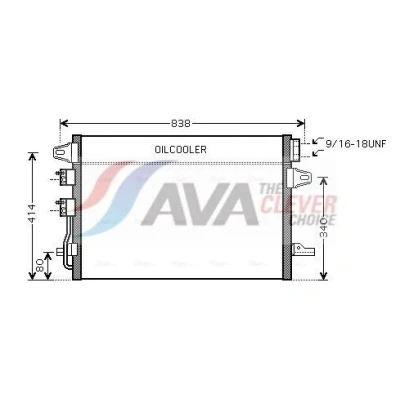 Bilde av PRASCO CR5088 Kondensator 15,3 Aluminium 752 R 134a