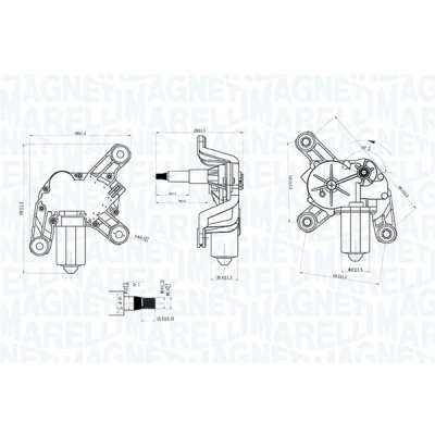 Bilde av Visker motor MAGNETI MARELLI 064070700010