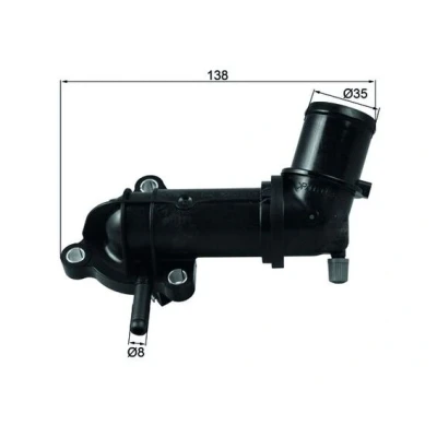 Bilde av MAHLE ORIGINAL TI 245 88 Termostat med tetning OPEL: Astra J Hatchback, Sports Tourer, Insignia A Tourer