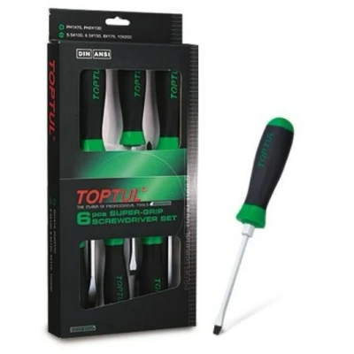 Bilde av TOPTUL GAAE0608 Skrutrekkersett spor, Krysspor (PH) Display (kartong) magnetisk