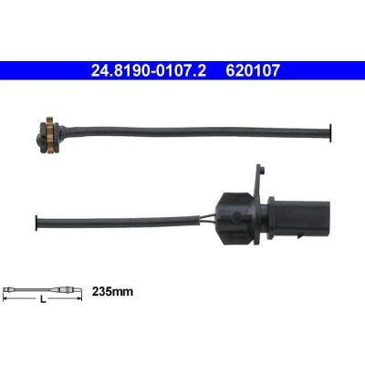 Bilde av ATE 24.8190 0107.2 Bremsebeleggslitasje VOLKSWAGEN: Passat B5 GP Sedan, Stasjonsvogn