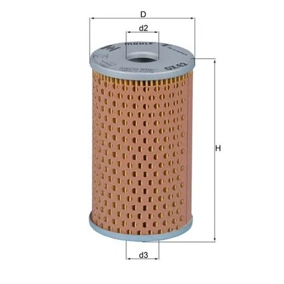 Bilde av MAHLE ORIGINAL OX 42 Hydraulikkfilter MERCEDES BENZ: Ponton